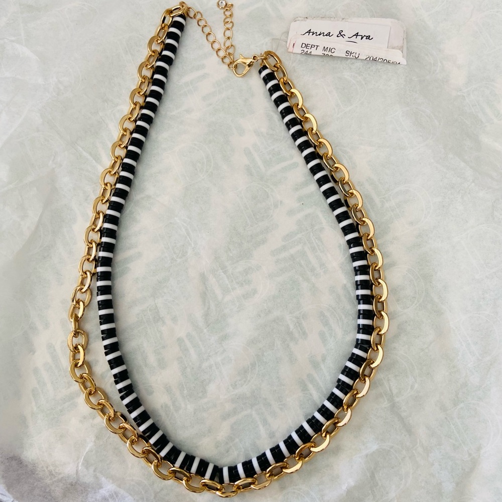 Anna & Ava necklace, 22in long. Brand new